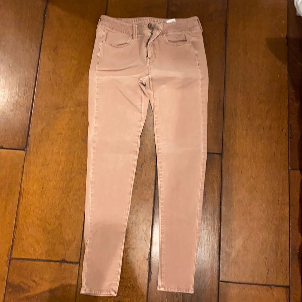 pink jeans